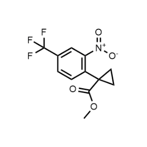 Methyl 1-(2-nitro-4-(trifluoromethyl)phenyl)cyclopropane-1-carboxylate|CS-0462632