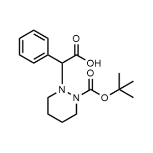 2-(2-(Tert-butoxycarbonyl)tetrahydropyridazin-1(2H)-yl)-2-phenylacetic acid|CS-0462643