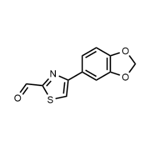 4-(Benzo[d][1,3]dioxol-5-yl)thiazole-2-carbaldehyde|CS-0462674
