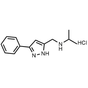 N-((3-phenyl-1H-pyrazol-5-yl)methyl)propan-2-amine hydrochloride|CS-0462956