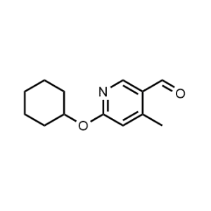 6-(Cyclohexyloxy)-4-methylnicotinaldehyde|CS-0462969
