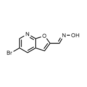 (E)-5-bromofuro[2,3-b]pyridine-2-carbaldehyde oxime|CS-0463006