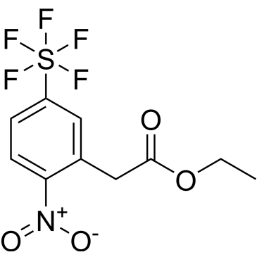 Ethyl 2-(2-nitro-5-(pentafluoro-lambda6-sulfanyl)phenyl)acetate|CS-0463051