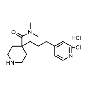 N,N-dimethyl-4-(3-(pyridin-4-yl)propyl)piperidine-4-carboxamide dihydrochloride|CS-0463349