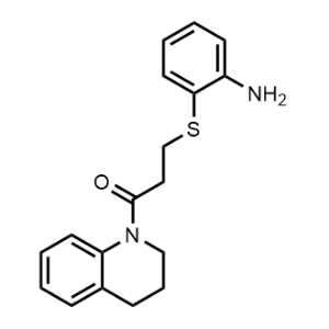3-((2-Aminophenyl)thio)-1-(3,4-dihydroquinolin-1(2H)-yl)propan-1-one|CS-0463372