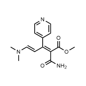 Methyl (2Z,4E)-2-carbamoyl-5-(dimethylamino)-3-(pyridin-4-yl)penta-2,4-dienoate|CS-0463428