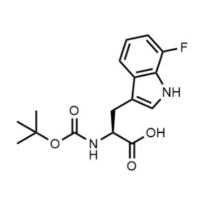 (S)-2-((tert-butoxycarbonyl)amino)-3-(7-fluoro-1H-indol-3-yl)propanoic acid|CS-0463466