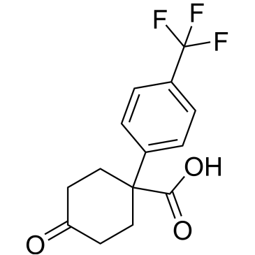 4-Oxo-1-(4-(trifluoromethyl)phenyl)cyclohexane-1-carboxylic acid|CS-0463475