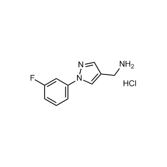 (1-(3-Fluorophenyl)-1H-pyrazol-4-yl)methanamine hydrochloride|CS-0463506