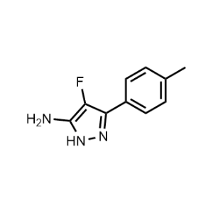 4-Fluoro-3-(p-tolyl)-1H-pyrazol-5-amine|CS-0463635