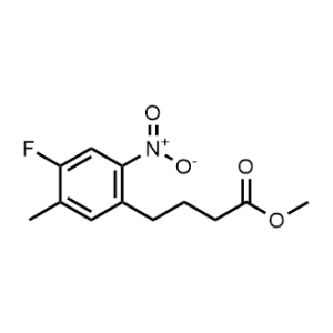 Methyl 4-(4-fluoro-5-methyl-2-nitrophenyl)butanoate|CS-0463730