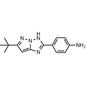 4-(6-(Tert-butyl)-3H-pyrazolo[1,5-b][1,2,4]triazol-2-yl)aniline|CS-0463969