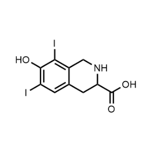 7-Hydroxy-6,8-diiodo-1,2,3,4-tetrahydroisoquinoline-3-carboxylic acid|CS-0464094