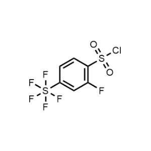 2-Fluoro-4-(pentafluoro-lambda6-sulfanyl)benzenesulfonyl chloride|CS-0464255