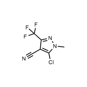 5-Chloro-1-methyl-3-(trifluoromethyl)-1H-pyrazole-4-carbonitrile|CS-0464805