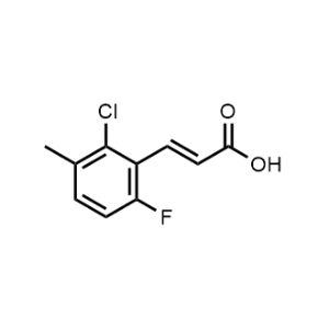 (E)-3-(2-chloro-6-fluoro-3-methylphenyl)acrylic acid|CS-0464975