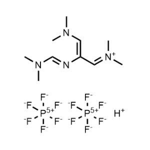N-(3-(dimethylamino)-2-(((dimethylamino)methylene)amino)allylidene)-N-methylmethanaminium hydrogen hexafluorophosphate(V)|CS-0465065