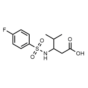 3-((4-Fluorophenyl)sulfonamido)-4-methylpentanoic acid|CS-0465545