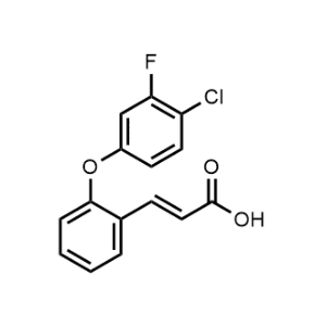 (E)-3-(2-(4-chloro-3-fluorophenoxy)phenyl)acrylic acid|CS-0465563