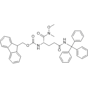 (9H-fluoren-9-yl)methyl (S)-(1-(methoxy(methyl)amino)-1,5-dioxo-5-(tritylamino)pentan-2-yl)carbamate|CS-0465606