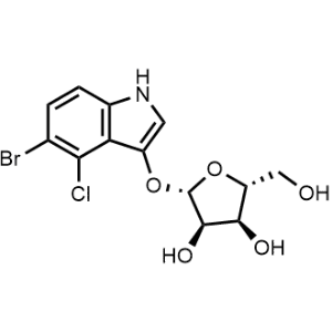 (2S,3R,4S,5R)-2-((5-bromo-4-chloro-1H-indol-3-yl)oxy)-5-(hydroxymethyl)tetrahydrofuran-3,4-diol|CS-0465730