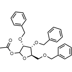 D-Ribofuranose,2,3,5-tris-O-(phenylmethyl)-,1-acetate|CS-0465904