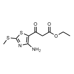 Ethyl 3-(4-amino-2-(methylthio)thiazol-5-yl)-3-oxopropanoate|CS-0466084
