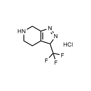 3-(Trifluoromethyl)-4,5,6,7-tetrahydro-3H-pyrazolo[3,4-c]pyridine hydrochloride|CS-0466295