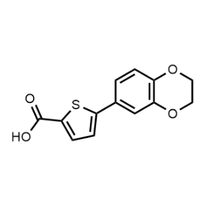 5-(2,3-Dihydrobenzo[b][1,4]dioxin-6-yl)thiophene-2-carboxylic acid|CS-0466452