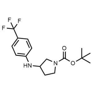 Tert-butyl 3-((4-(trifluoromethyl)phenyl)amino)pyrrolidine-1-carboxylate|CS-0466512