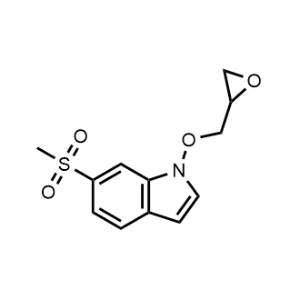 6-(Methylsulfonyl)-1-(oxiran-2-ylmethoxy)-1H-indole|CS-0466587