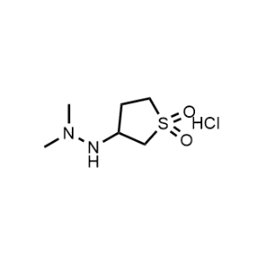 3-(2,2-Dimethylhydrazinyl)tetrahydrothiophene 1,1-dioxide hydrochloride|CS-0466752