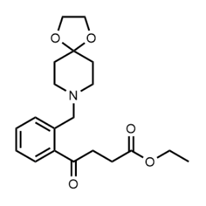 Ethyl 4-(2-((1,4-dioxa-8-azaspiro[4.5]Decan-8-yl)methyl)phenyl)-4-oxobutanoate|CS-0467029