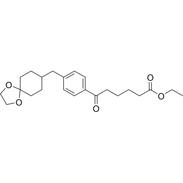 Ethyl 6-(4-((1,4-dioxaspiro[4.5]Decan-8-yl)methyl)phenyl)-6-oxohexanoate|CS-0467030