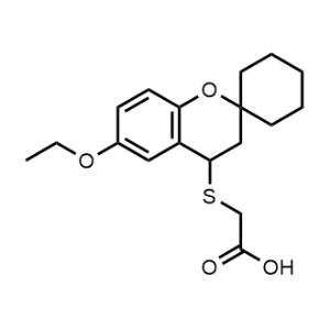2-((6-Ethoxyspiro[chromane-2,1'-cyclohexan]-4-yl)thio)acetic acid|CS-0467035