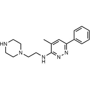 4-methyl-6-phenyl-N-(2-(piperazin-1-yl)ethyl)pyridazin-3-amine|CS-0467421