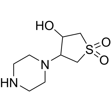 3-Hydroxy-4-(piperazin-1-yl)tetrahydrothiophene 1,1-dioxide|CS-0467560