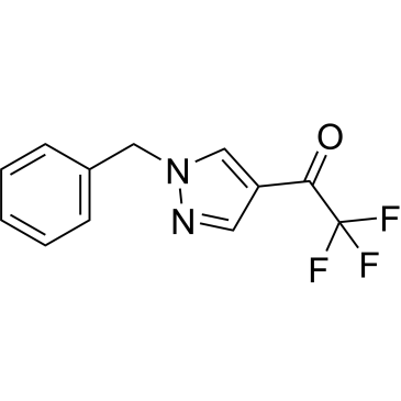 1-(1-Benzyl-1H-pyrazol-4-yl)-2,2,2-trifluoroethan-1-one|CS-0467726