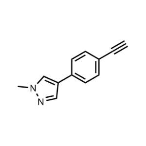4-(4-Ethynylphenyl)-1-methyl-1H-pyrazole|CS-0467811