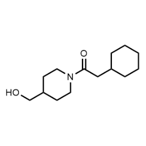 2-Cyclohexyl-1-(4-(hydroxymethyl)piperidin-1-yl)ethan-1-one|CS-0467892