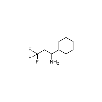 1-Cyclohexyl-3,3,3-trifluoropropan-1-amine|CS-0468192