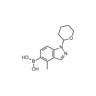 (4-Methyl-1-(tetrahydro-2H-pyran-2-yl)-1H-indazol-5-yl)boronic acid|CS-0469064