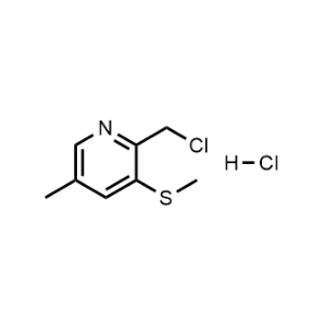 2-(Chloromethyl)-5-methyl-3-(methylthio)pyridine hydrochloride|CS-0469142