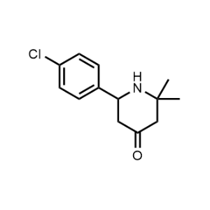 6-(4-Chlorophenyl)-2,2-dimethylpiperidin-4-one|CS-0469211
