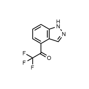 2,2,2-Trifluoro-1-(1H-indazol-4-yl)ethan-1-one|CS-0469434