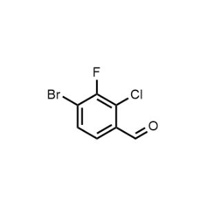 4-Bromo-2-chloro-3-fluorobenzaldehyde|CS-0469599