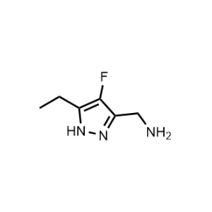 (5-Ethyl-4-fluoro-1H-pyrazol-3-yl)methanamine|CS-0469811