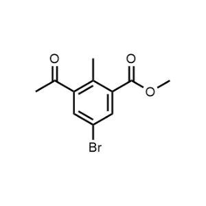 Methyl 3-acetyl-5-bromo-2-methylbenzoate|CS-0469814