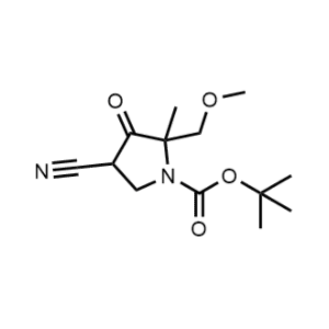 Tert-butyl 4-cyano-2-(methoxymethyl)-2-methyl-3-oxopyrrolidine-1-carboxylate|CS-0470122