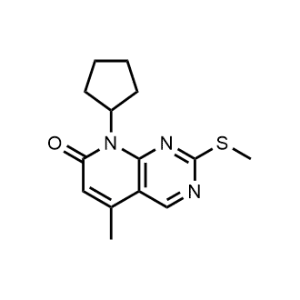 8-Cyclopentyl-5-methyl-2-(methylthio)pyrido[2,3-d]pyrimidin-7(8H)-one|CS-0470199